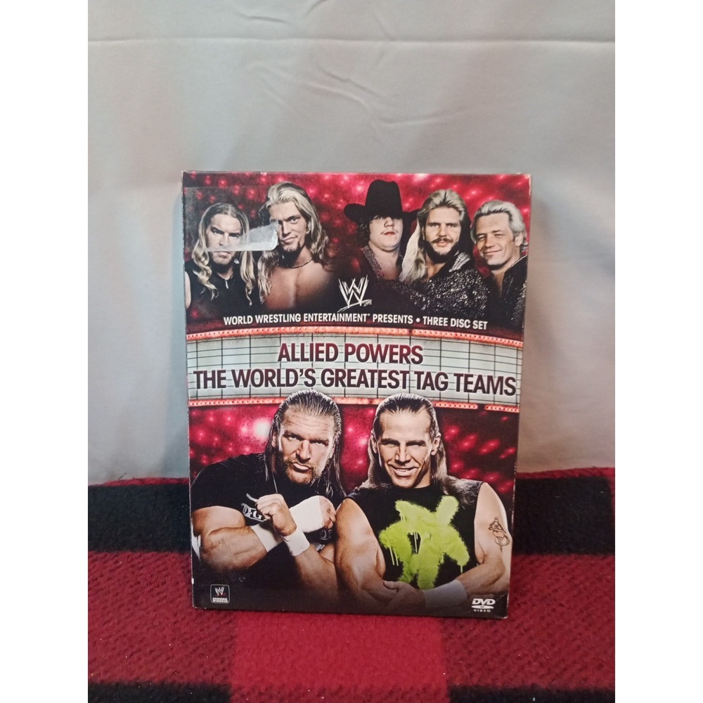 WWF WWE Allied Powers the Worlds Greatest Tag Teams Wrestling DVD 3 Disc Set Y2K